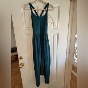 Teal Sleeveless Imbodhi Yoga Jumpsuit